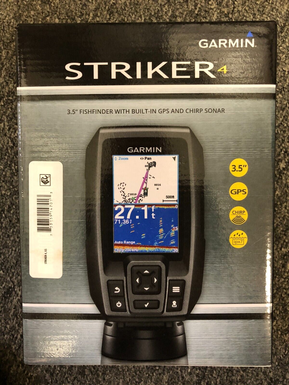 Garmin STRIKER 4 Fishfinder with 4-Pin Transducer