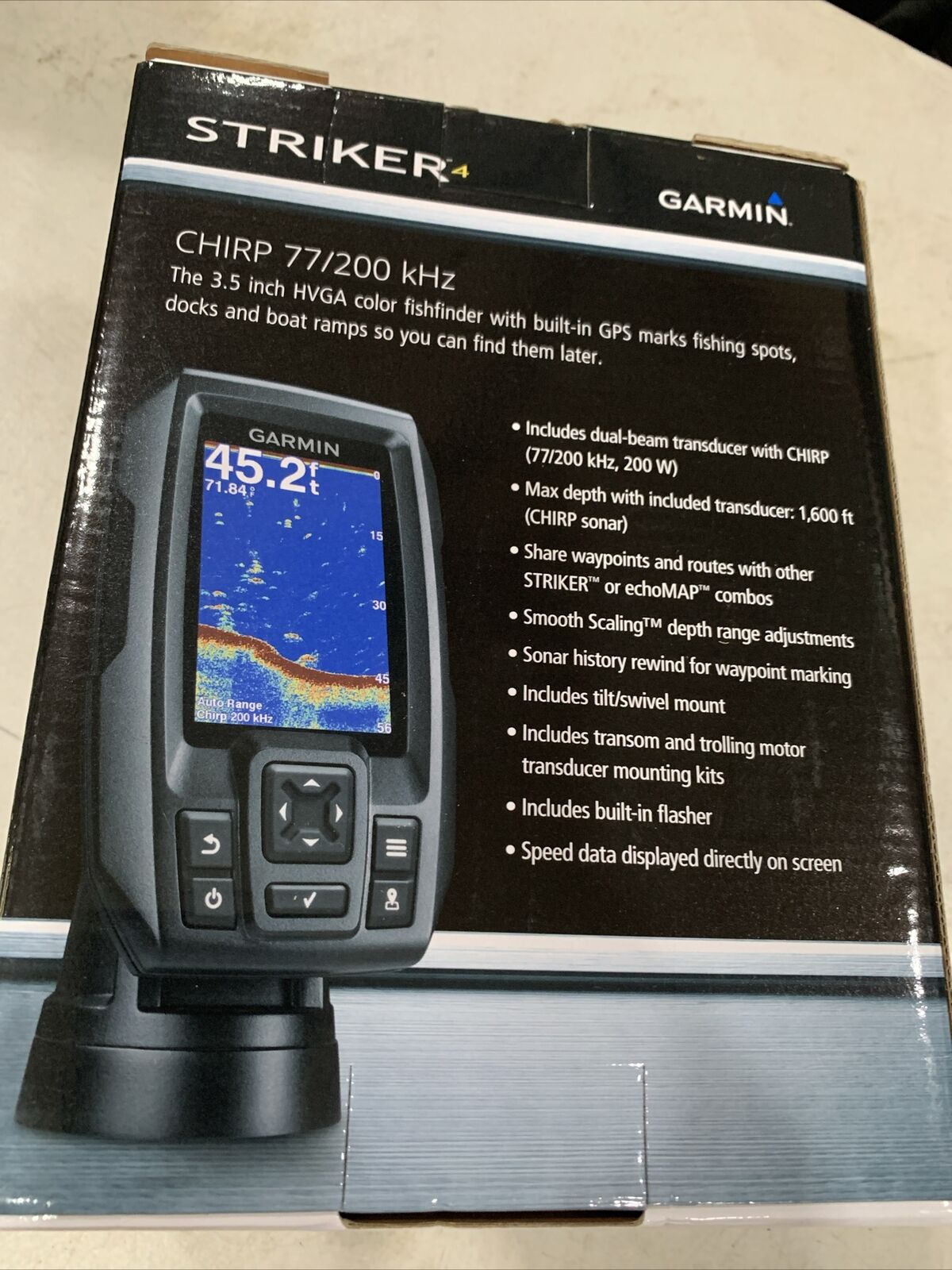 VIP Marketplace: Garmin STRIKER 4 Fishfinder with Transducer