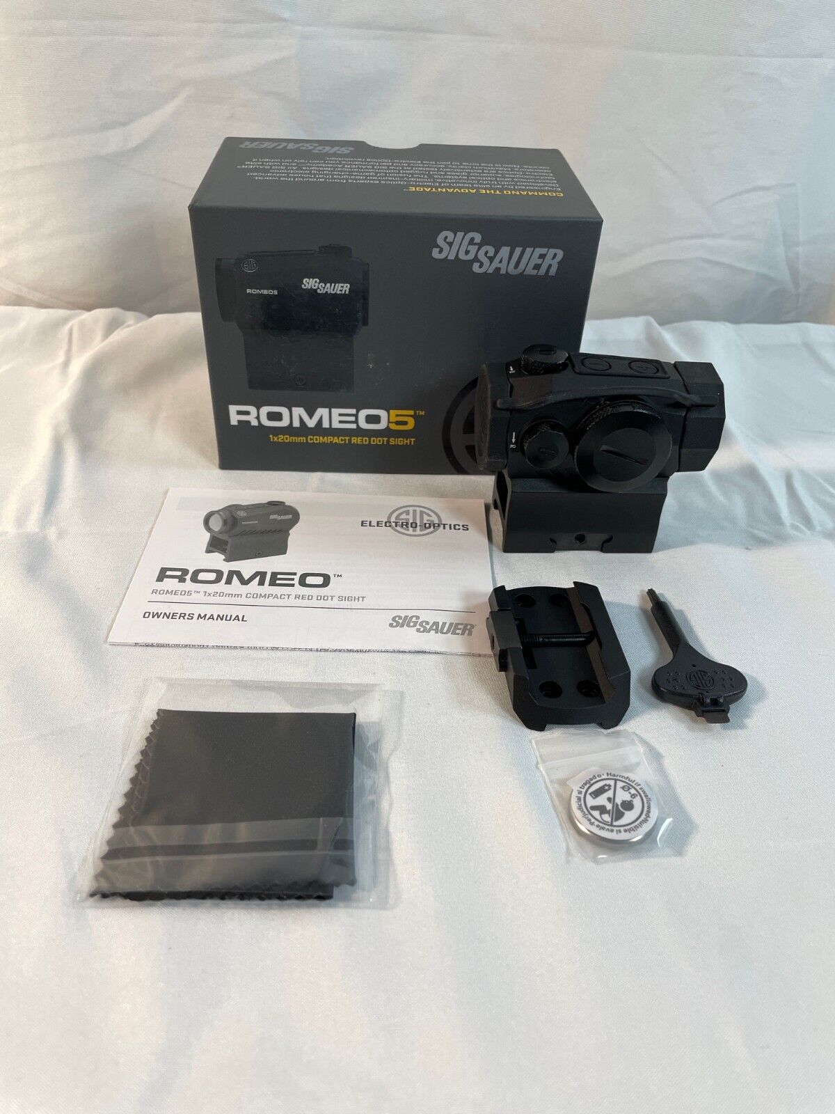 Sig Sauer Romeo5 Black Waterproof Compact Red Dot