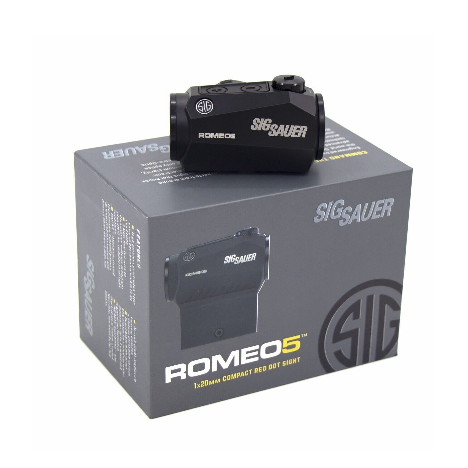 SIG SAUER ROMEO5 1X20mm Tactical Red Dot Sight