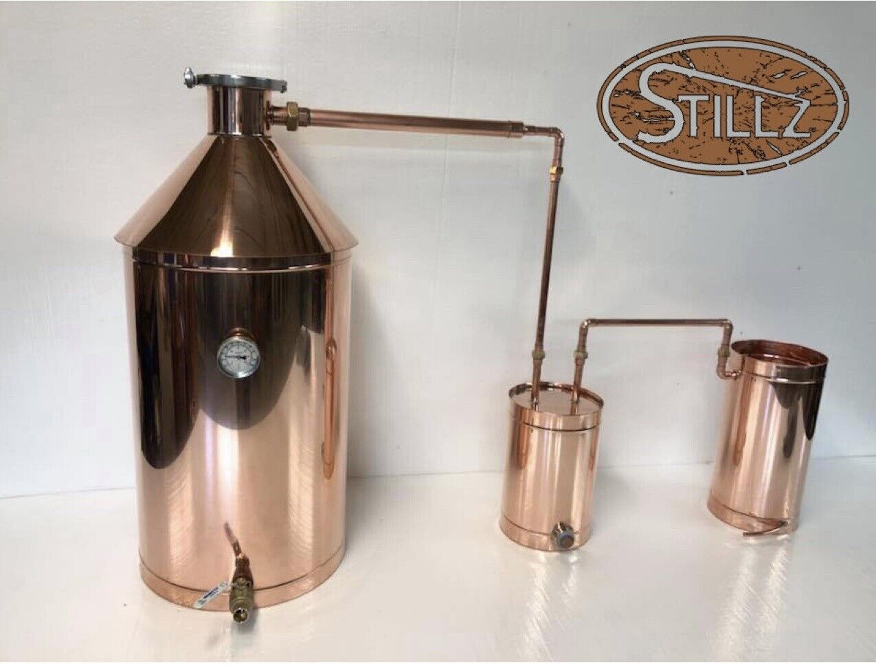 Copper Moonshine Still 20 Gal. Heavy 22 Ga