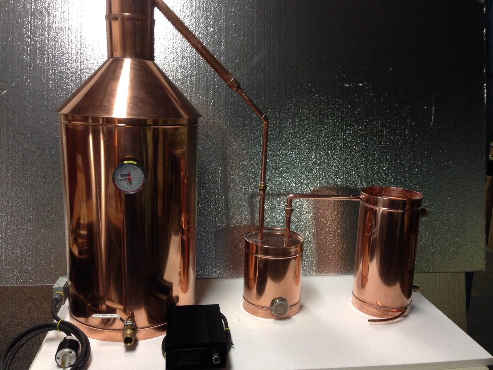20 Gallon Electric Moonshine Still with 220VAC Controller