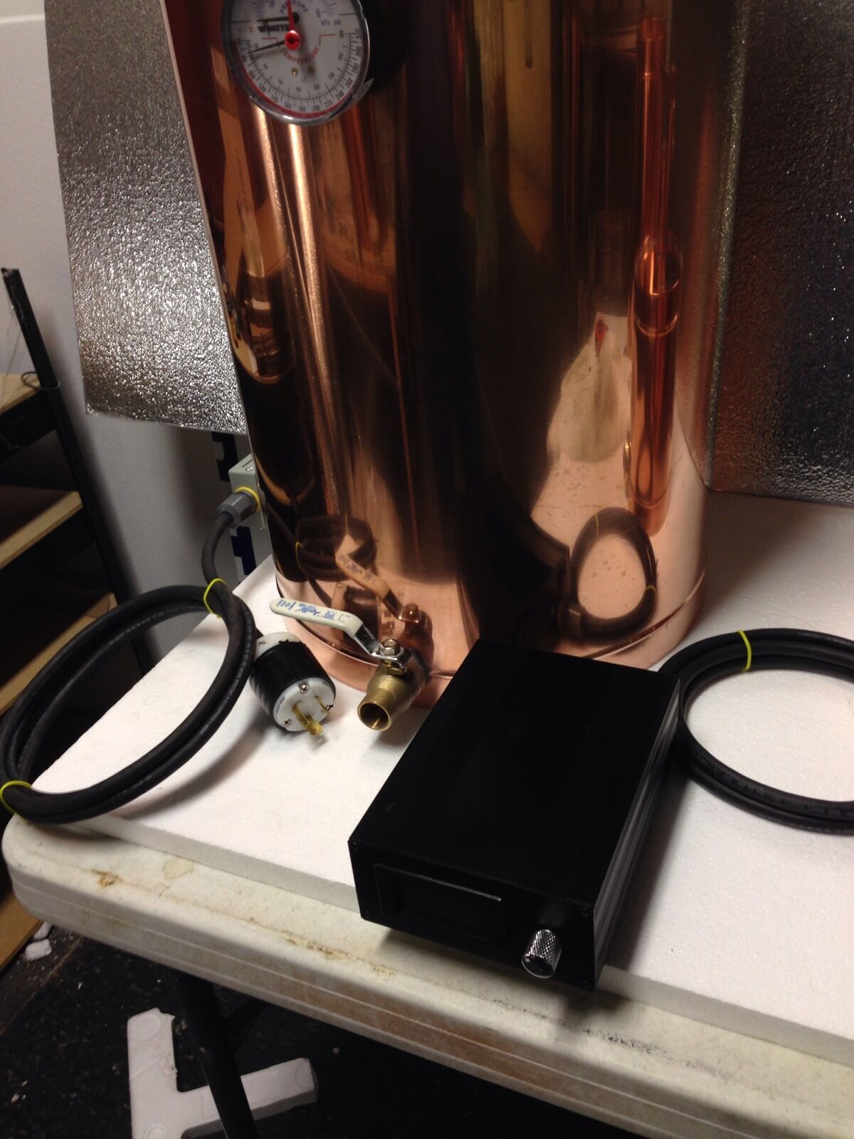 20 Gallon Electric Moonshine Still with 220VAC Controller