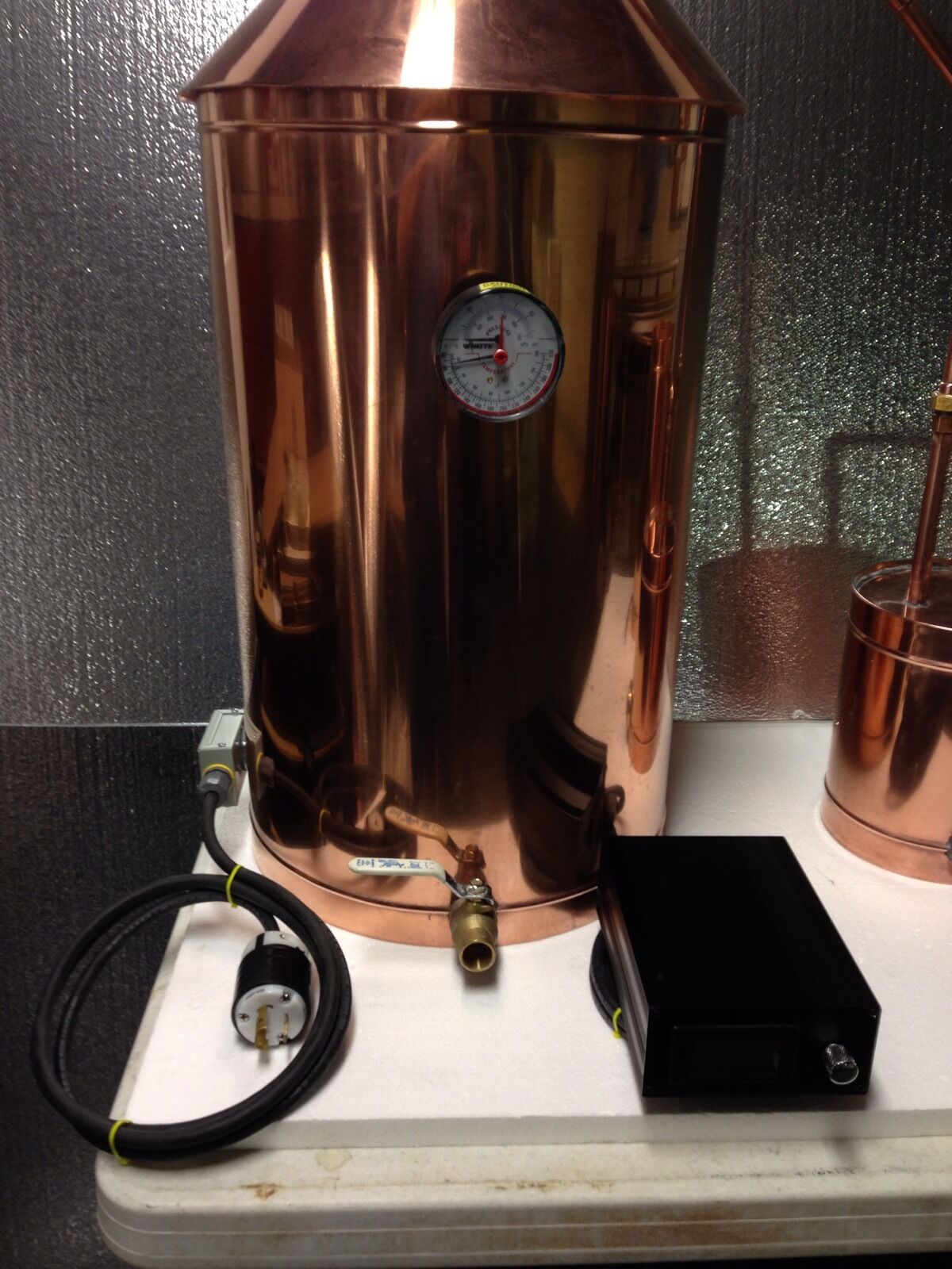 20 Gallon Electric Moonshine Still with 220VAC Controller
