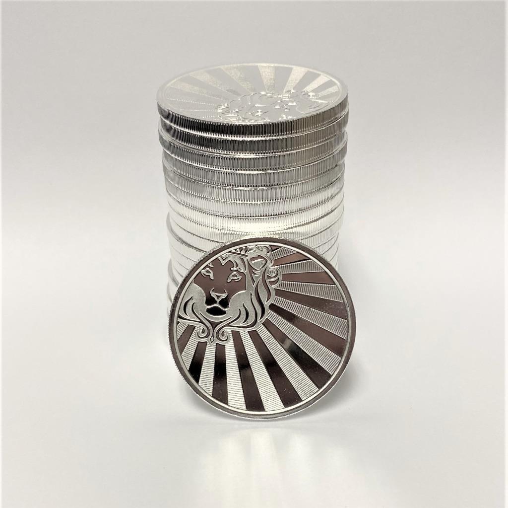 20 x 2020 1 oz Silver Rounds BU Tube