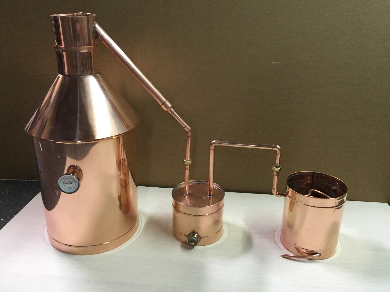 StillZ 6 Gallon Copper Moonshine Still with Thumper-Worm