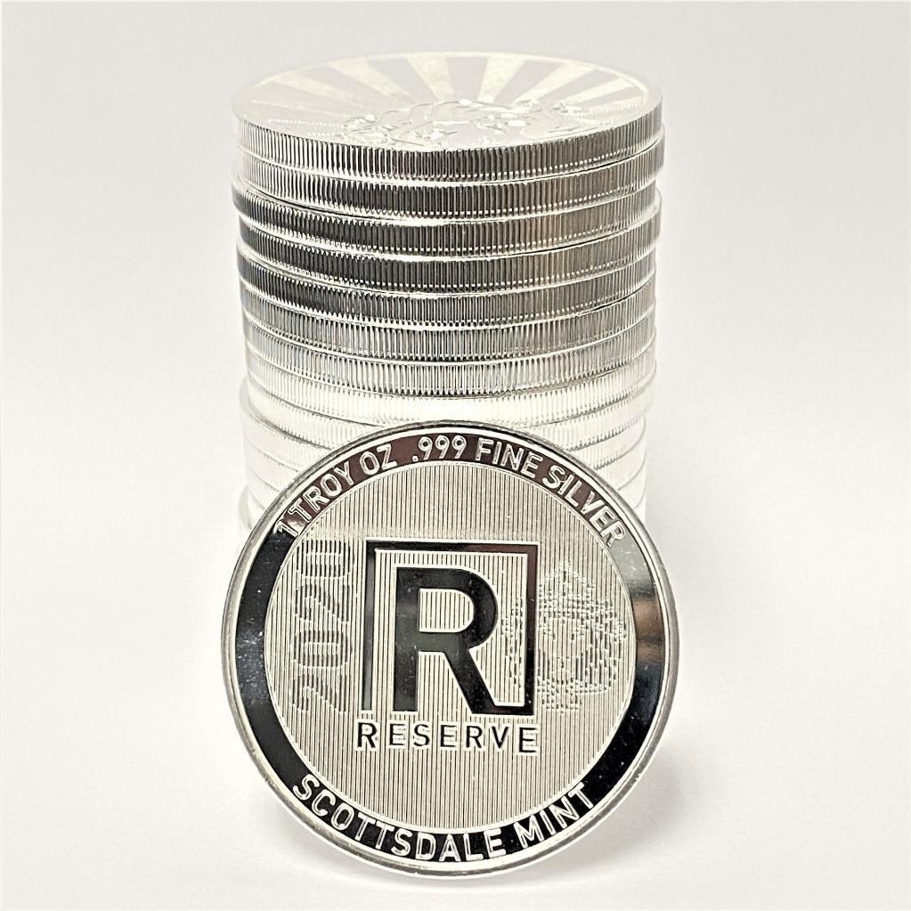20 x 2020 1 oz Silver Rounds BU Tube