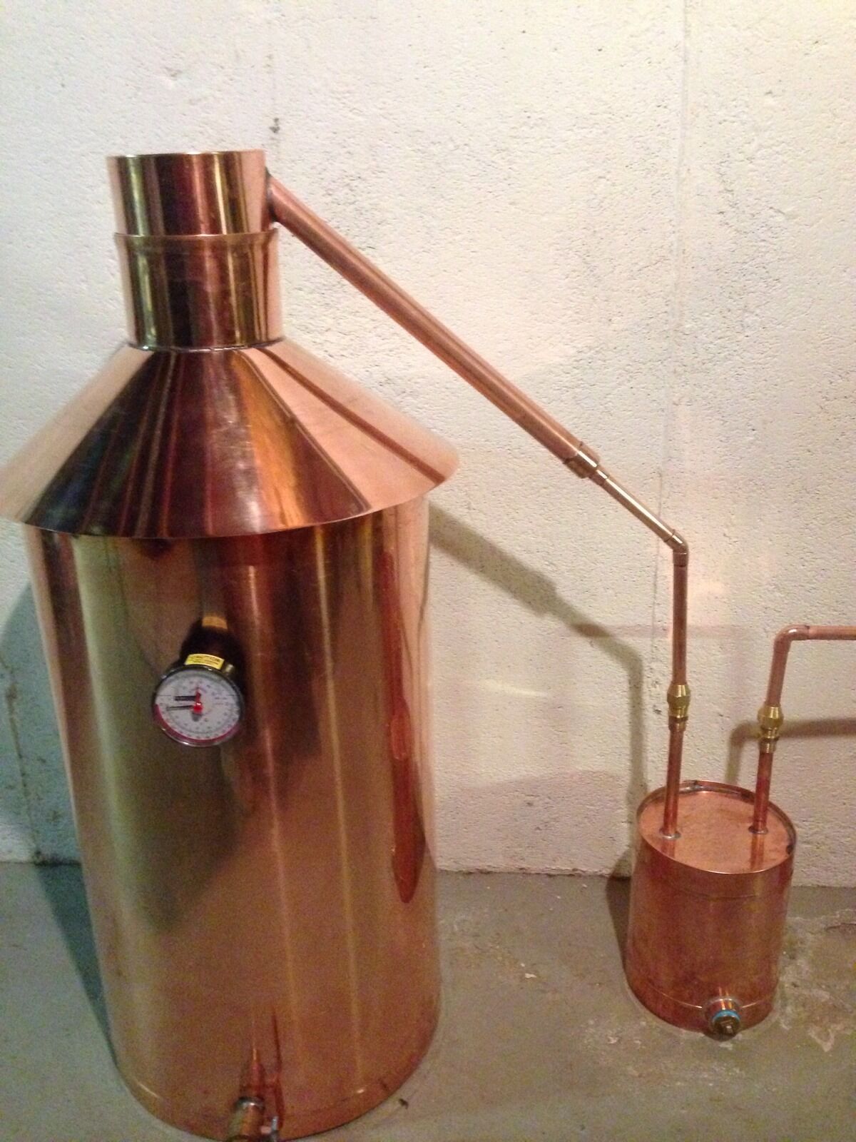 Copper Moonshine Still - 20 Gallons - Heavy-duty Copper