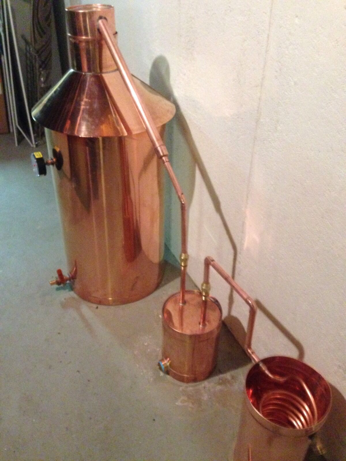 Copper Moonshine Still - 20 Gallons - Heavy-duty Copper