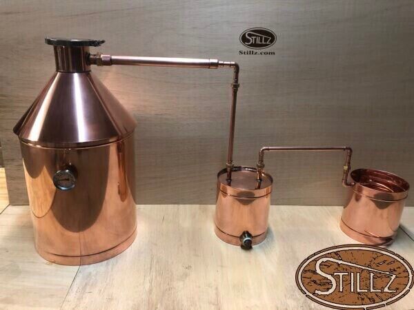 10 Gal Copper Moonshine Still with Thumper+Worm VIP