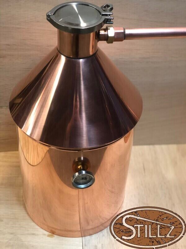 10 Gal Copper Moonshine Still with Thumper+Worm VIP