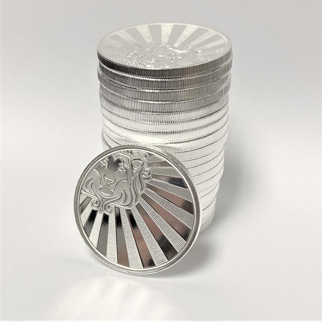20 x 2020 1 oz Silver Rounds BU Tube