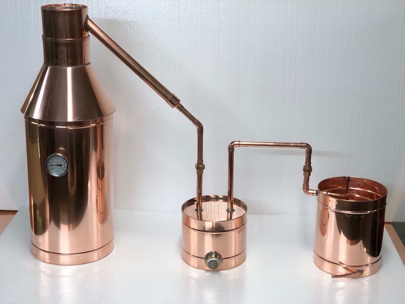 6 Gallon Copper Moonshine Still with Thumper and Worm