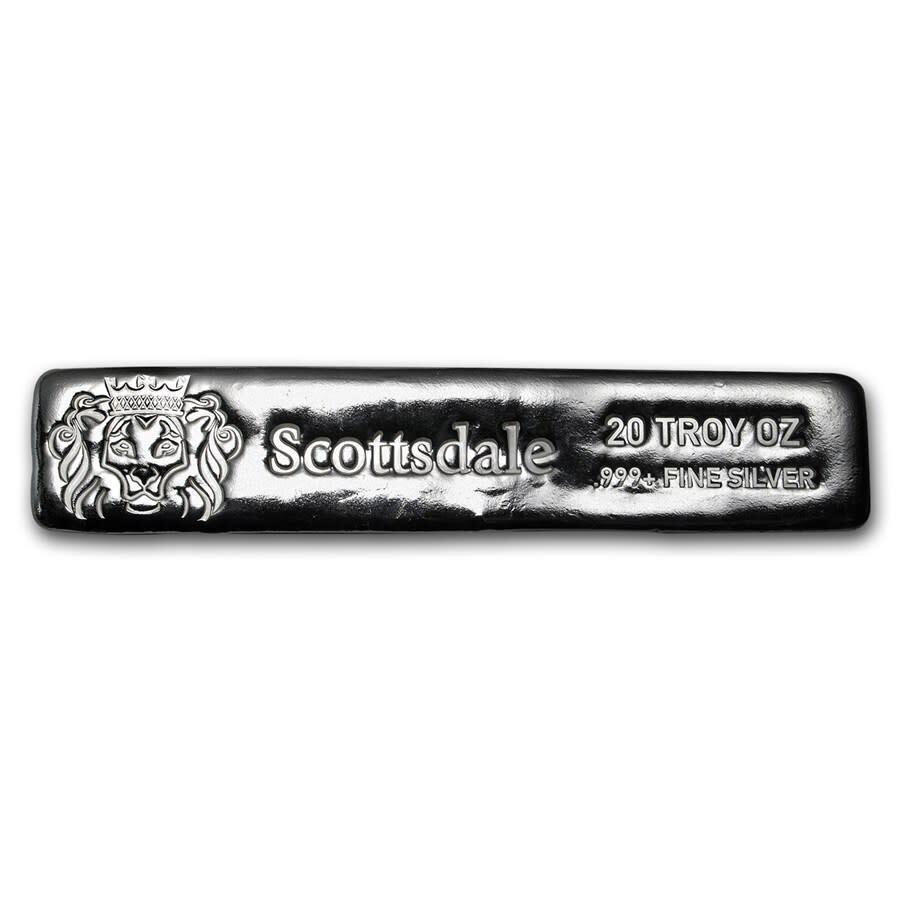 20 oz Silver Scottsdale Long Cast Bar VIP