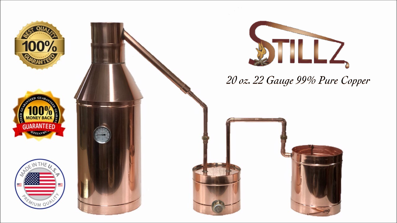 Copper Moonshine Still- Thumper/Worm-Heavy 20oz Build VIP