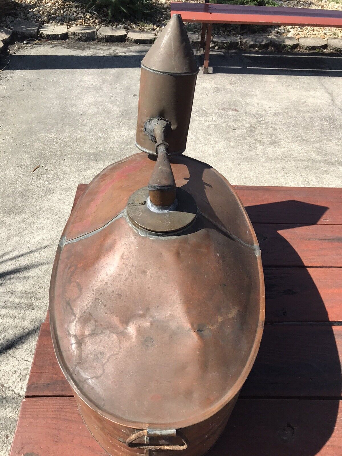 Copper moonshine still - antique style VIP collection