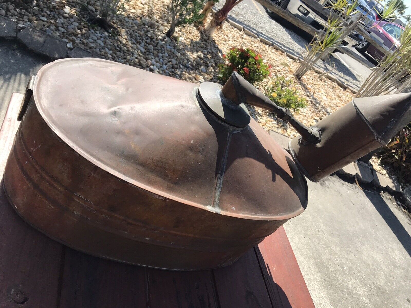 Copper moonshine still - antique style VIP collection