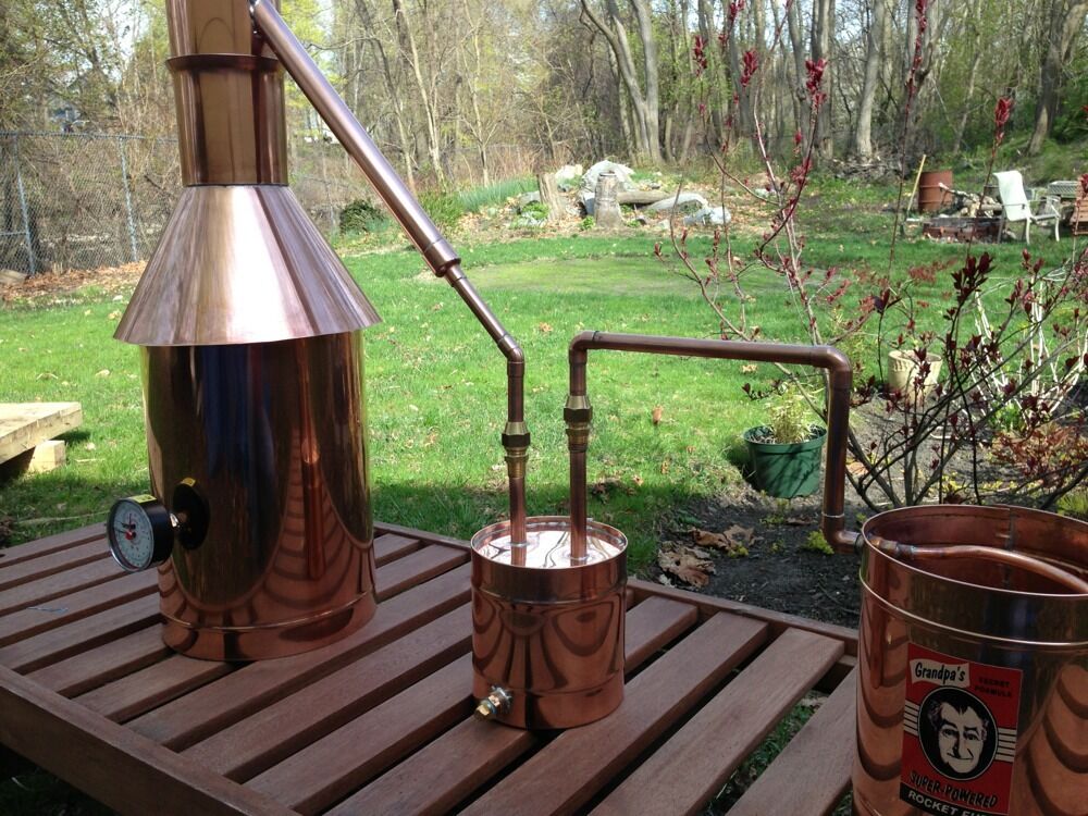 Copper Moonshine Still- Thumper/Worm-Heavy 20oz Build VIP