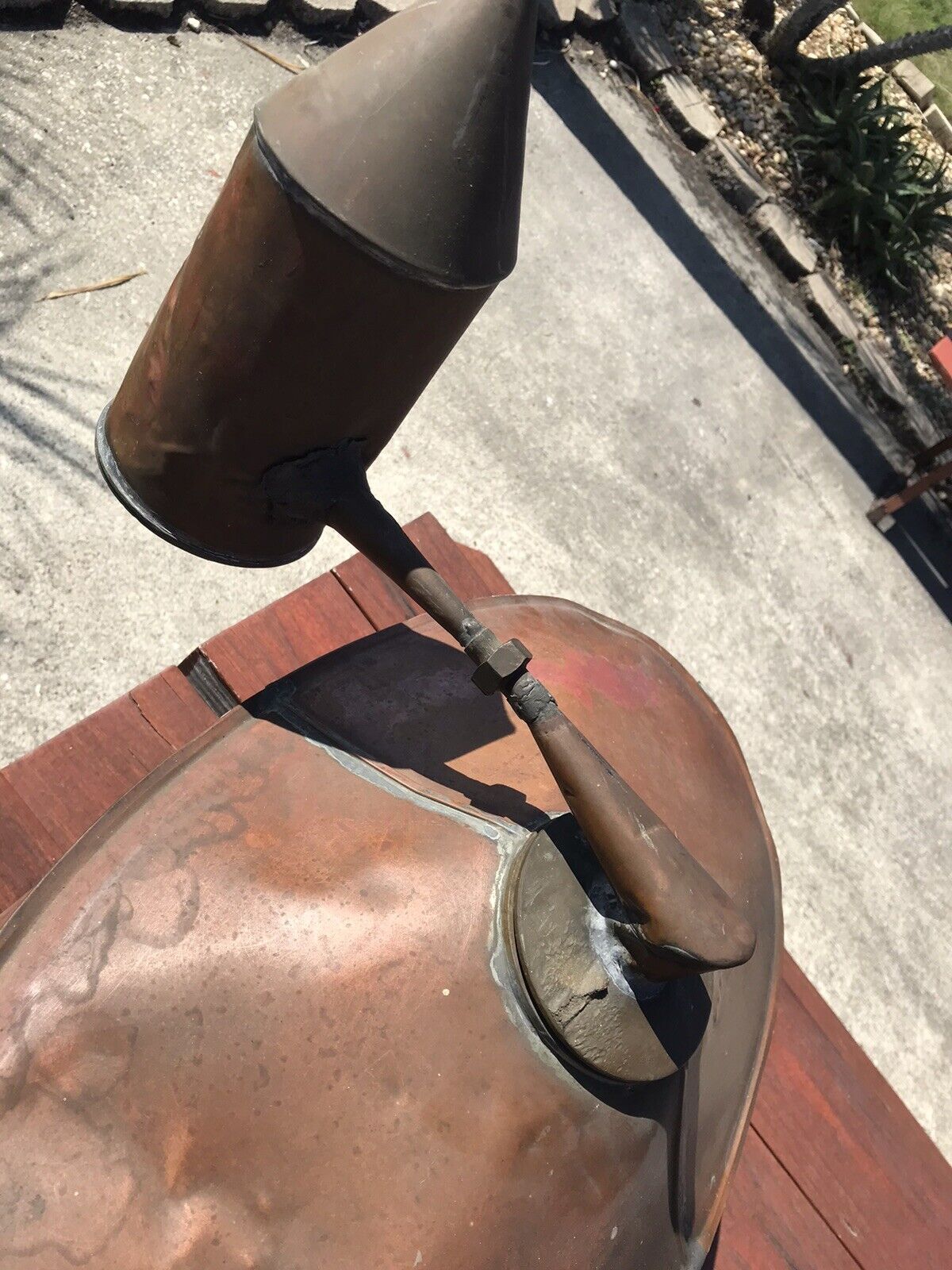 Copper moonshine still - antique style VIP collection