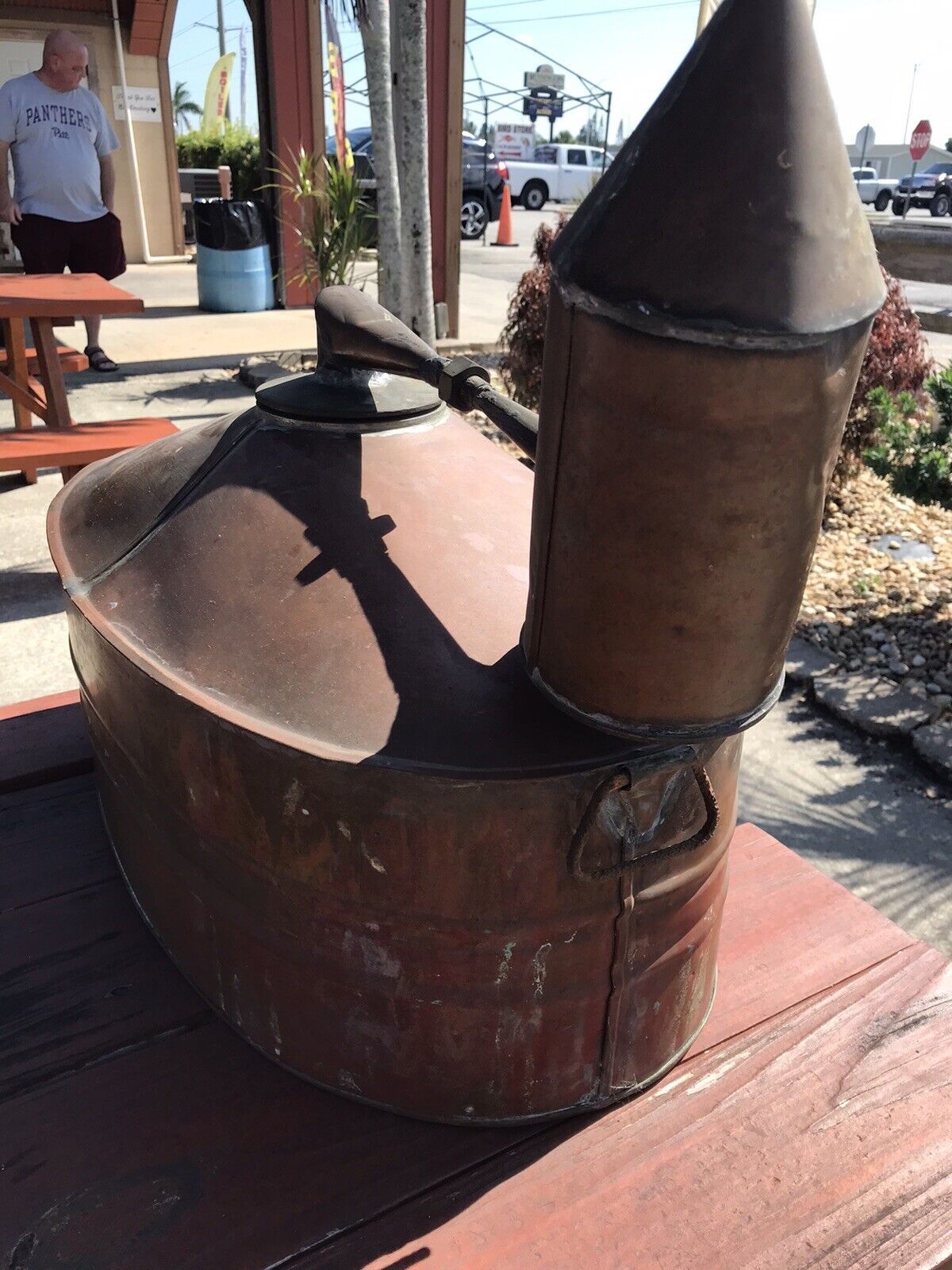 Copper moonshine still - antique style VIP collection