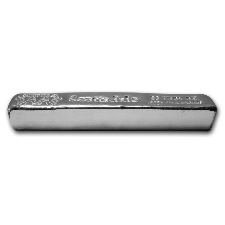 20 oz Silver Scottsdale Long Cast Bar VIP