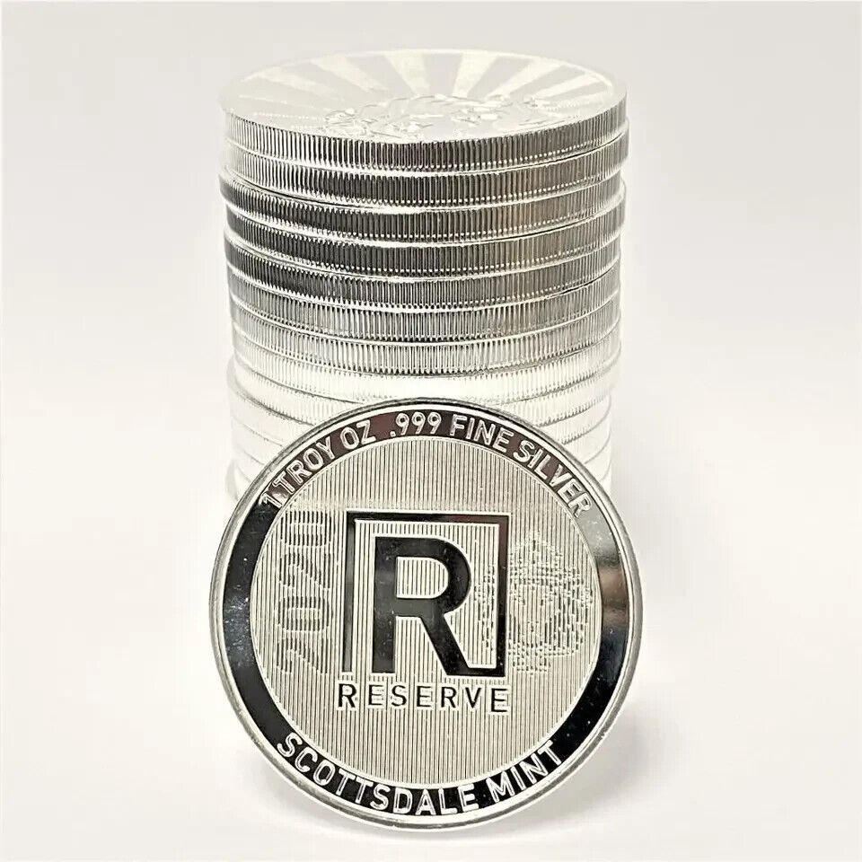 20 x 2020 1 oz Silver Rounds BU Tube