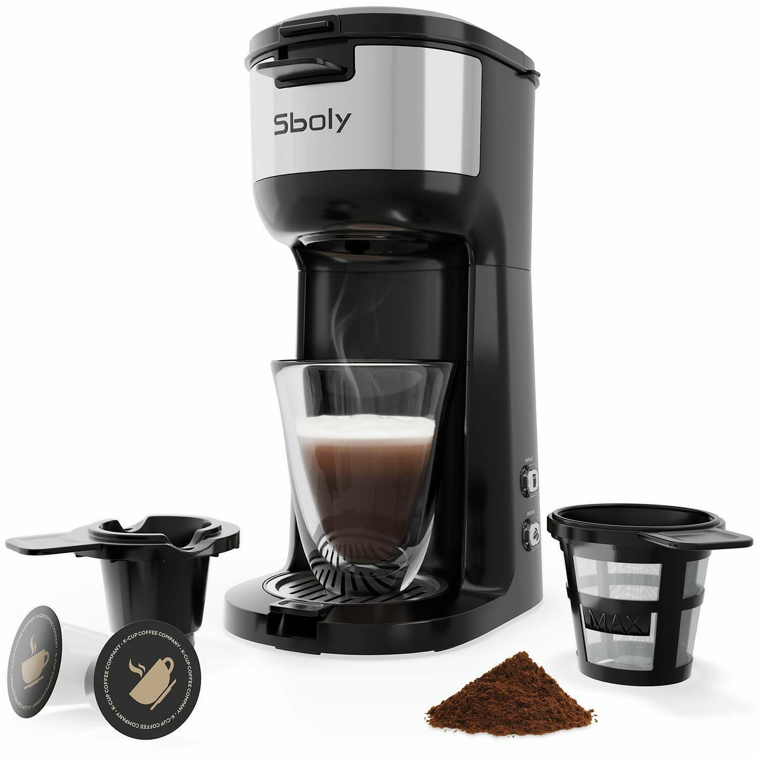 Sboly Single Serve K-Cup Coffee Maker Brewer