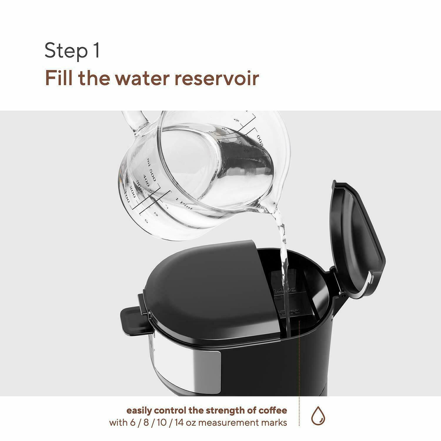 Sboly Single Serve K-Cup Coffee Maker Brewer