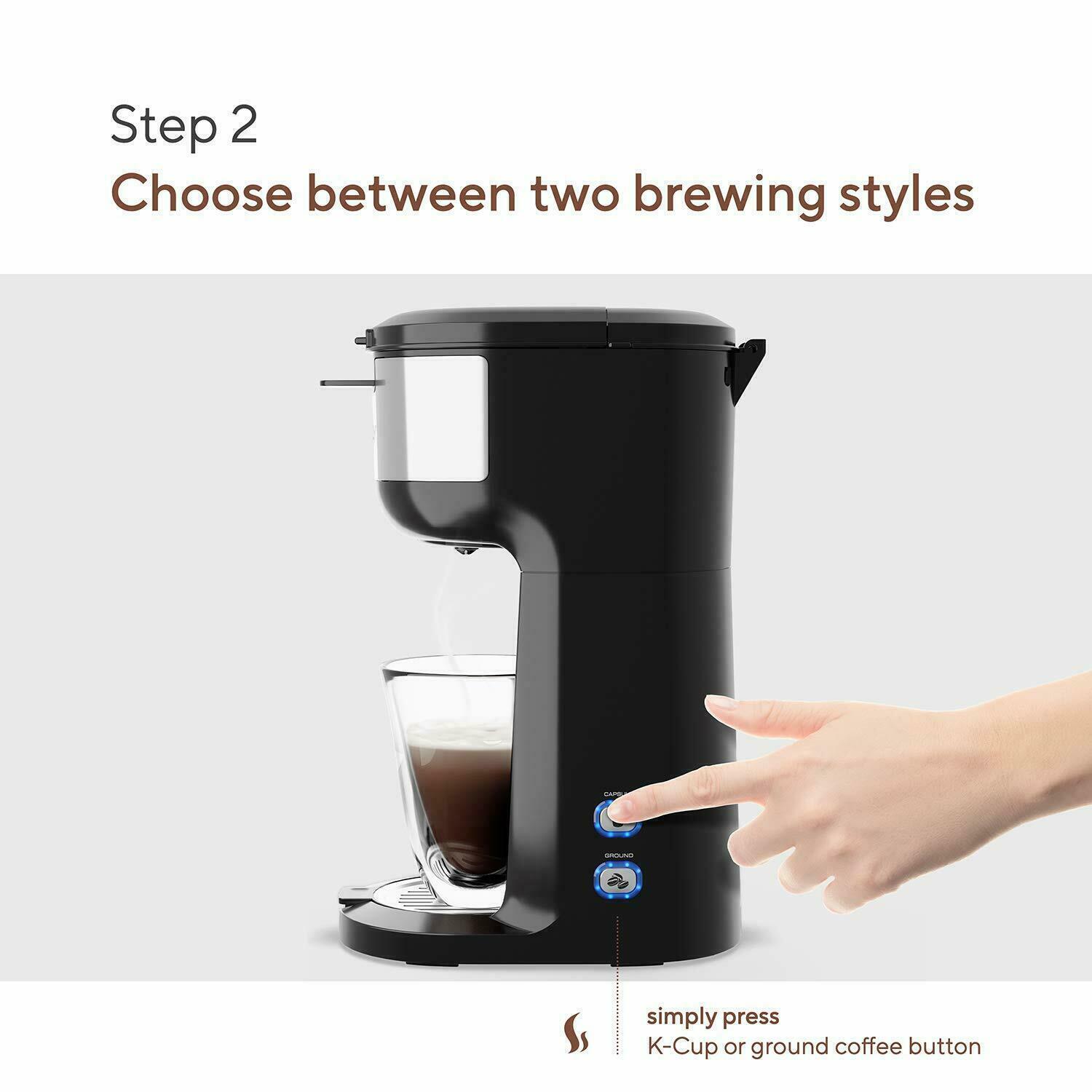 Sboly Single Serve K-Cup Coffee Maker Brewer