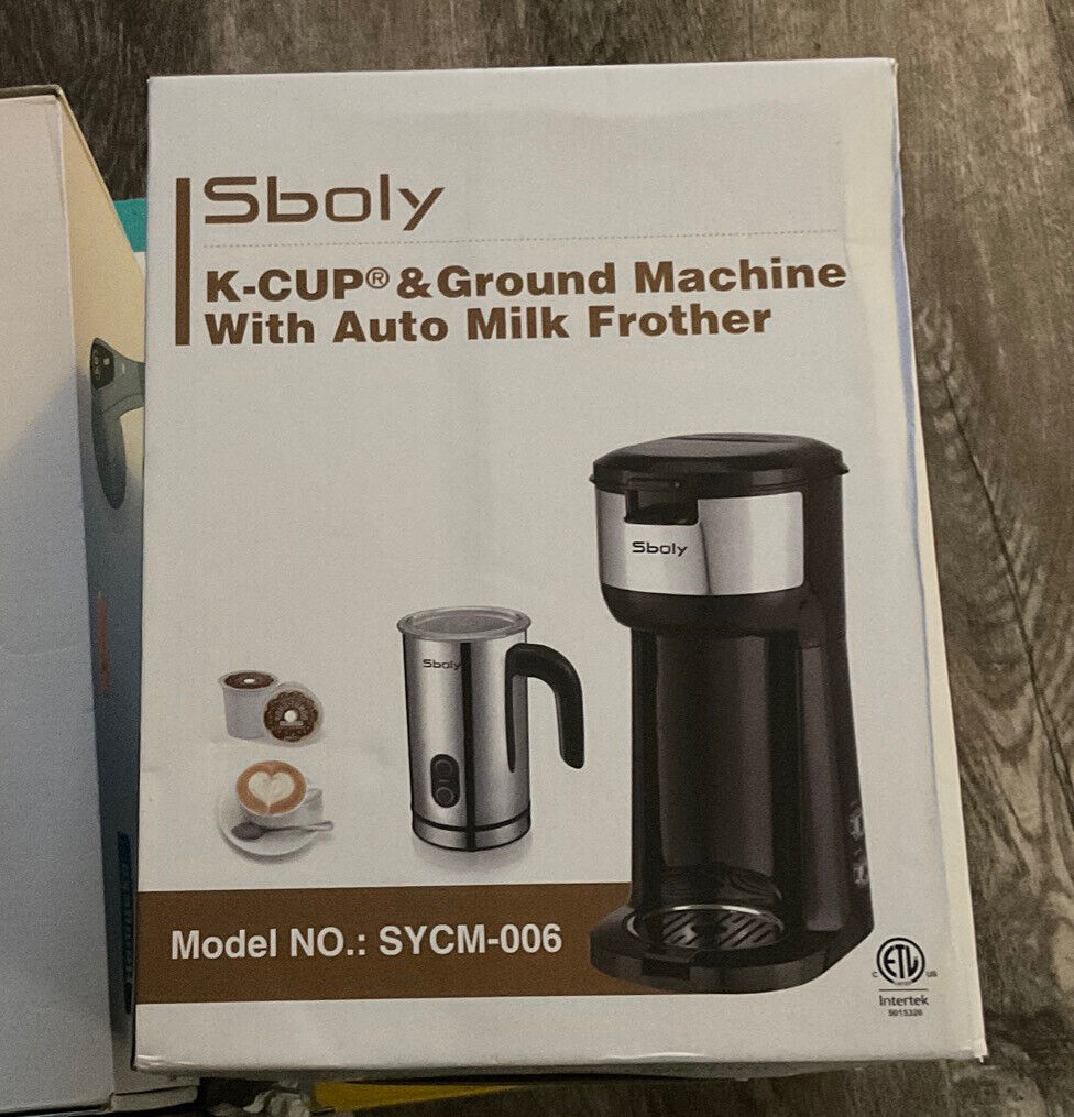 Sboly Coffee Maker Single Serve Brewer with Self-Clean