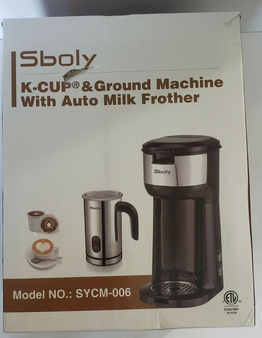 Sboly Single Serve Coffee Maker - K-Cup Pod & Ground