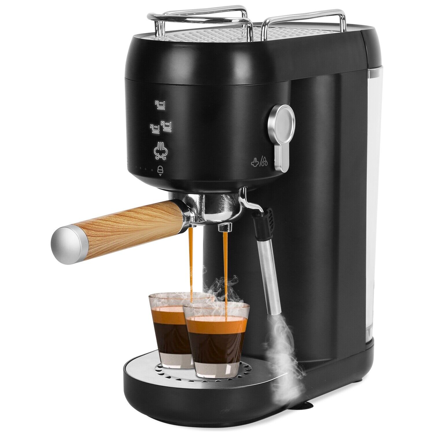 15 Bar Espresso Coffee Maker with Steam Wand