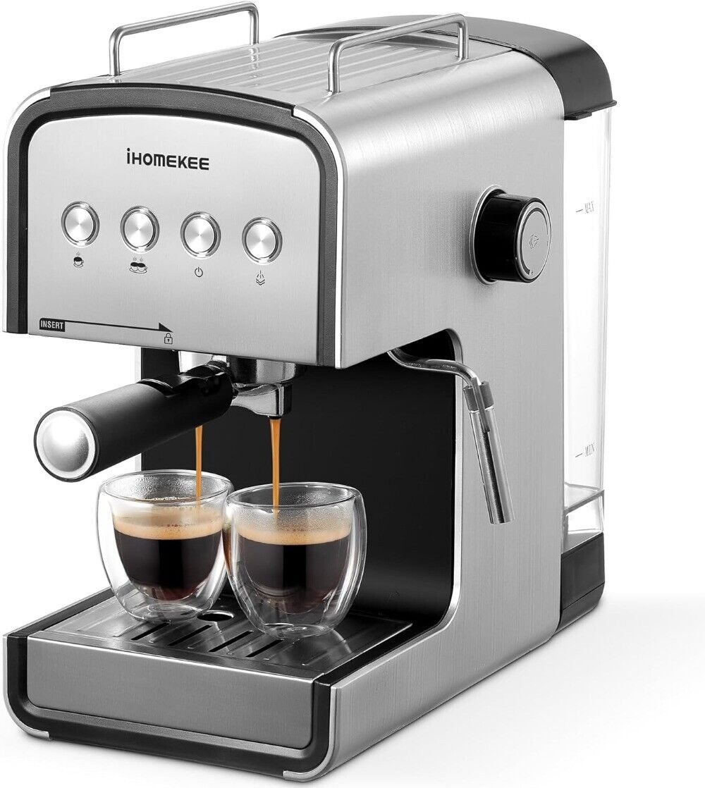Cappuccino & Latte Maker Espresso Machine, 15 Bar