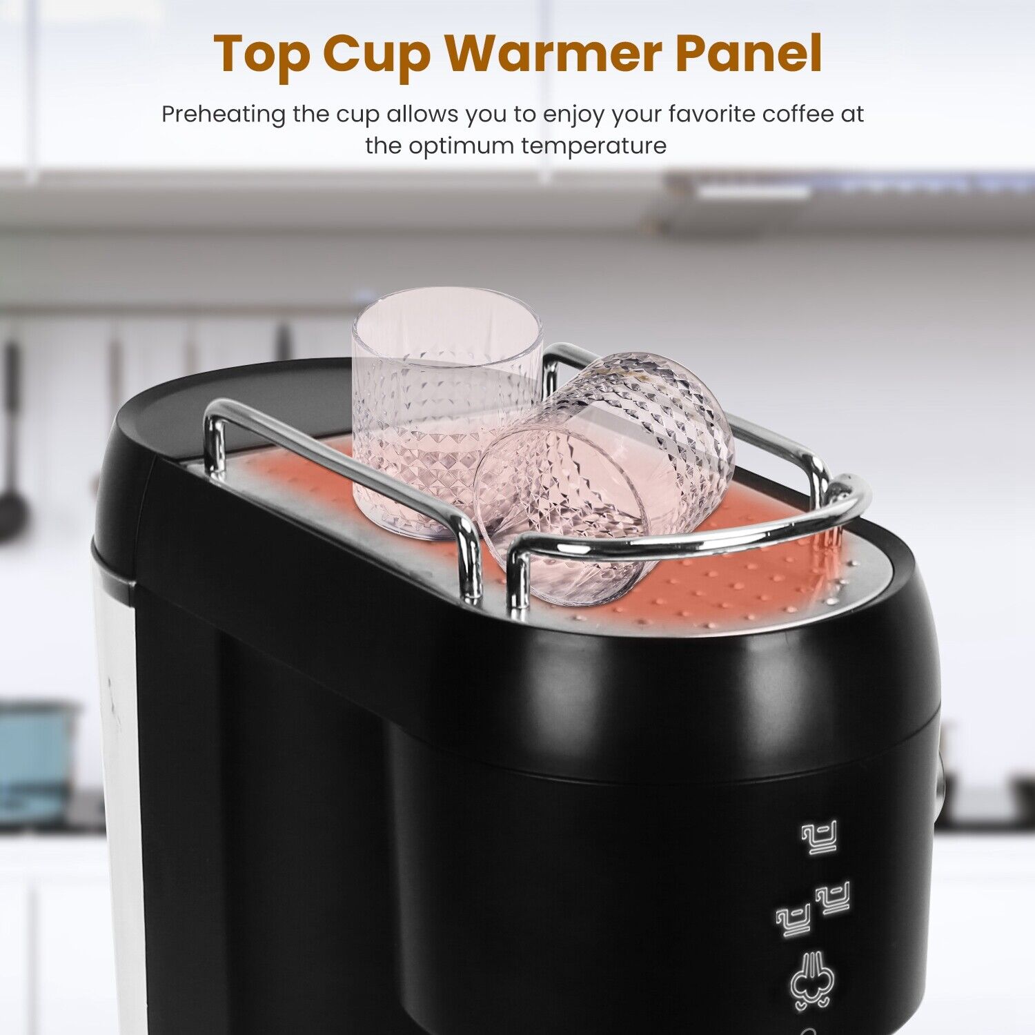 15 Bar Espresso Coffee Maker with Steam Wand