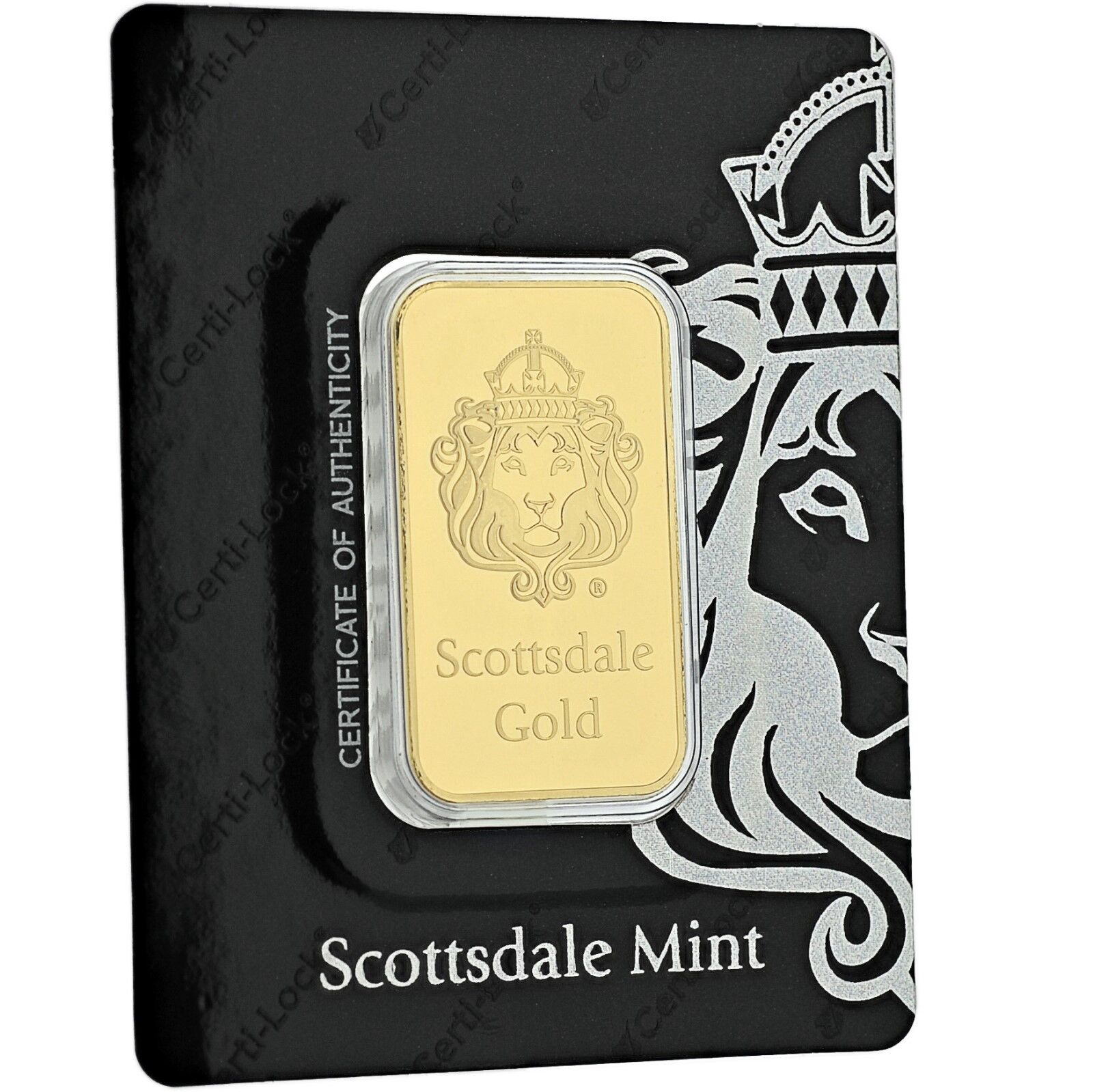 Scottsdale Mint 1 oz .9999 Gold Bar VIP