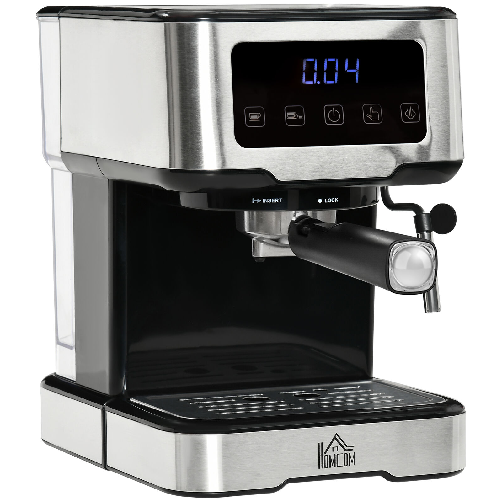 15-Bar Espresso Machine with Frother for Latte/Cappuccino