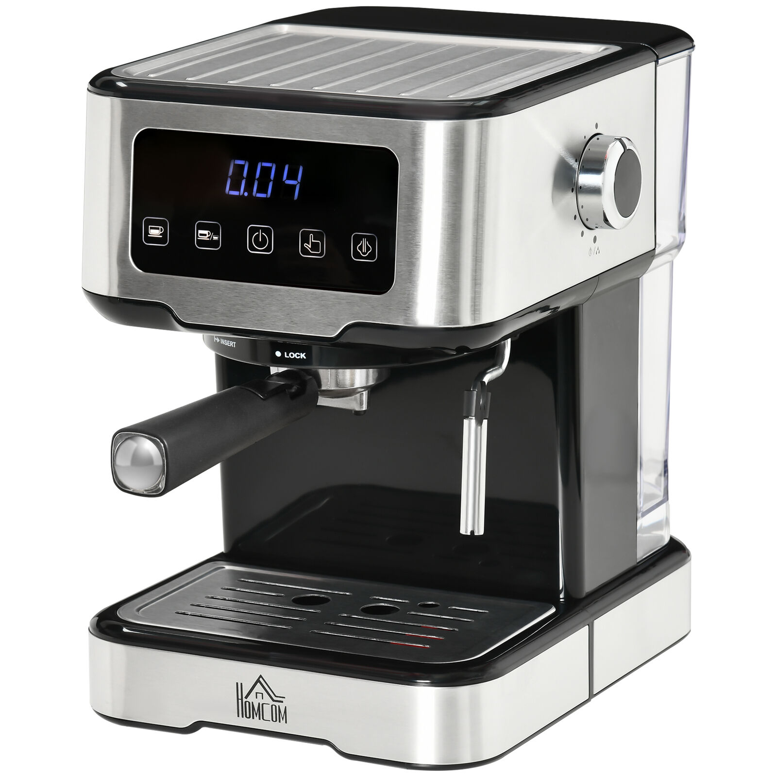 15-Bar Espresso Machine with Frother for Latte/Cappuccino