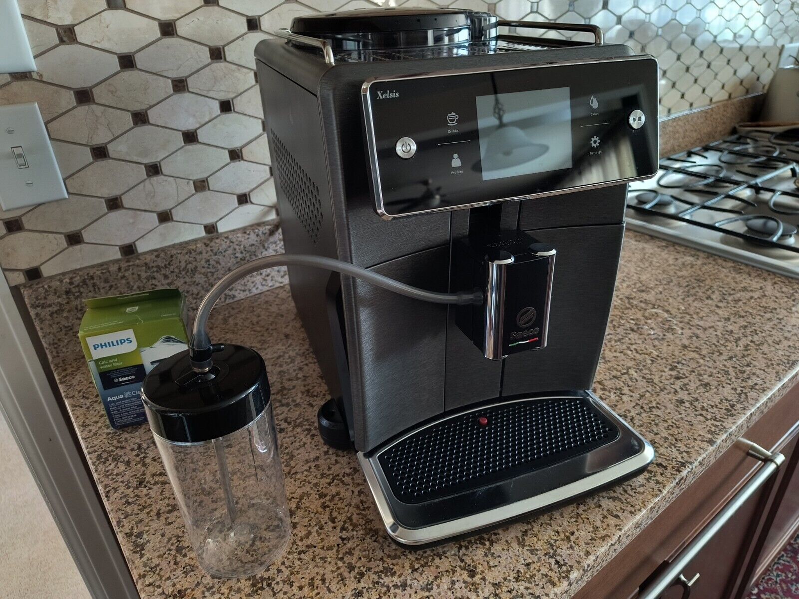 PHILIPS Saeco Xelsis Espresso Machine - Titanium Large