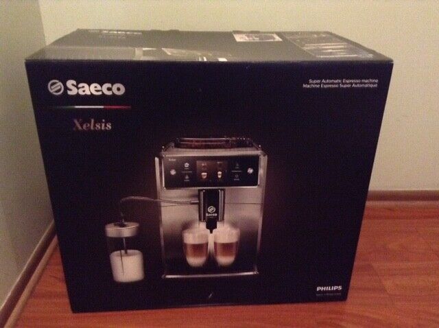 Saeco Xelsis Espresso Machine, Titanium Metal Front, SM7684