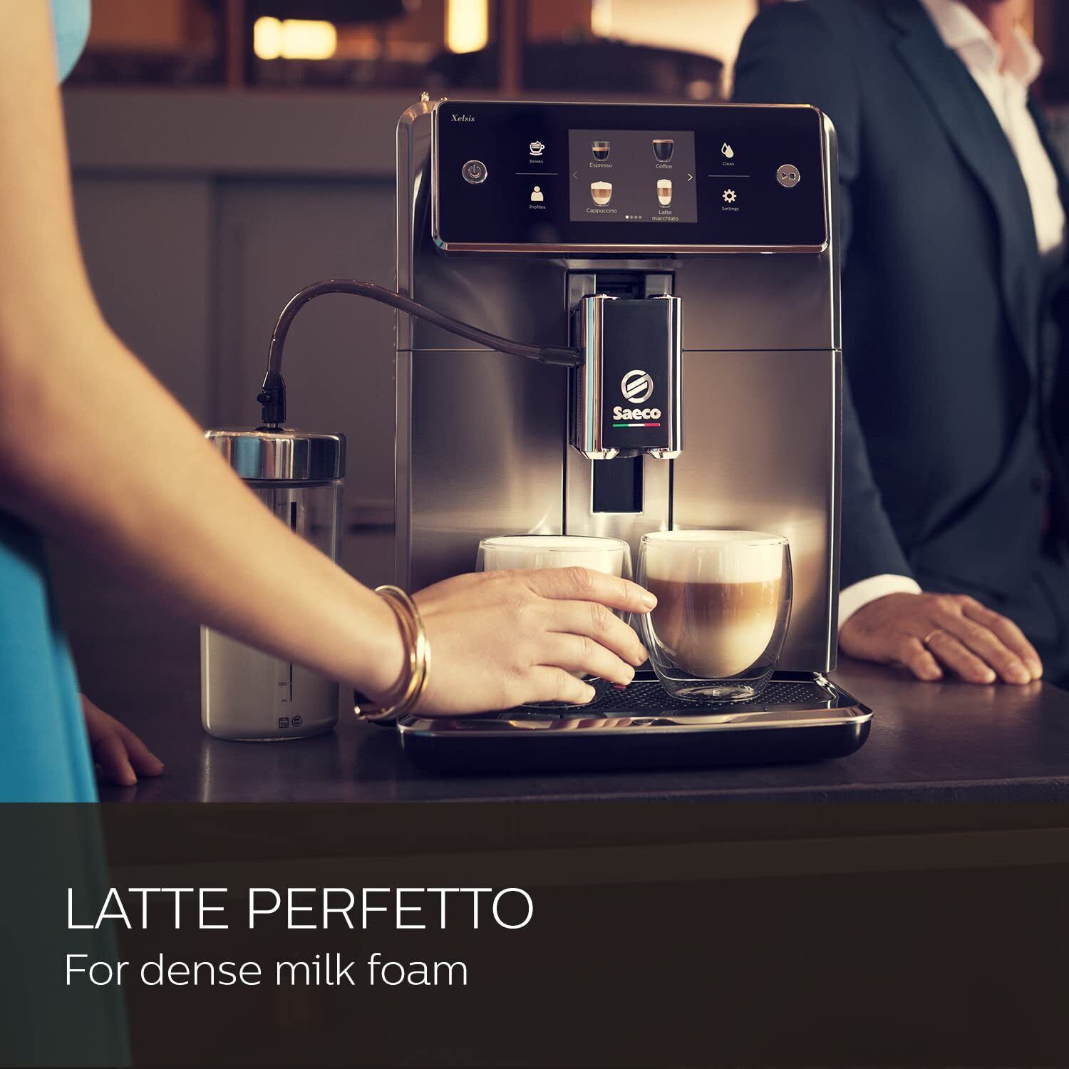 Philips Saeco Xelsis Espresso Machine, LatteDuo, SM7685