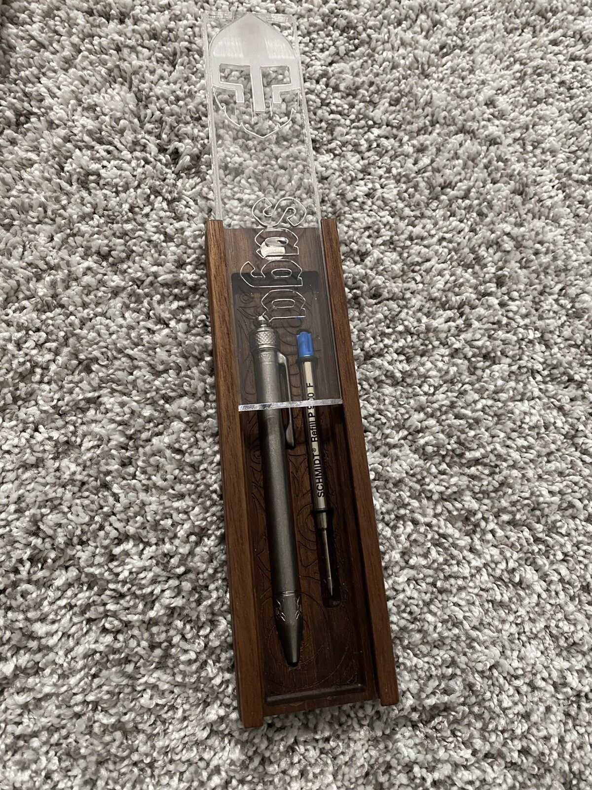 Grimsmo Knives Saga Pen Titanium #2977 VIP Marketplace