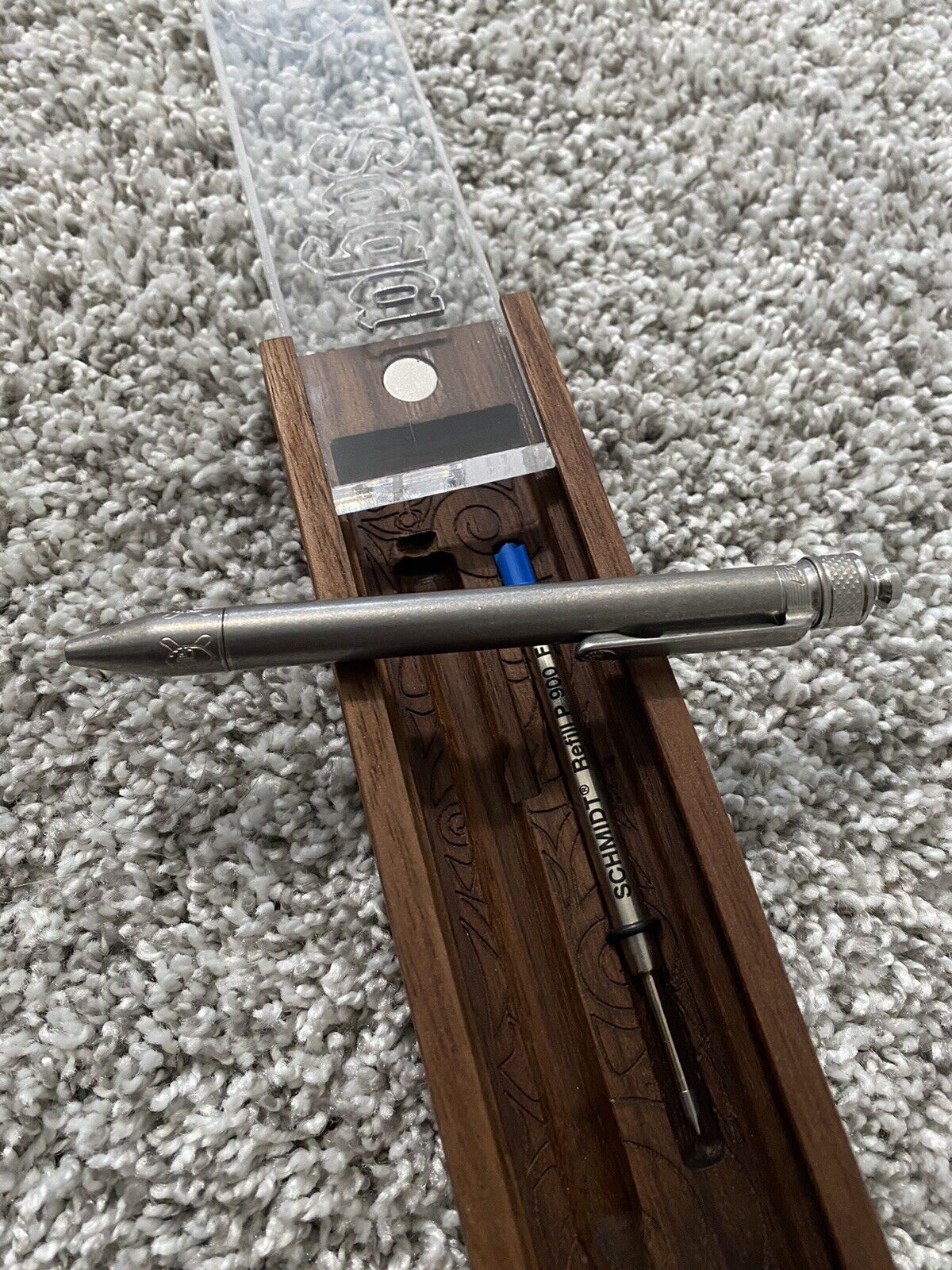 Grimsmo Knives Saga Pen Titanium #2977 VIP Marketplace