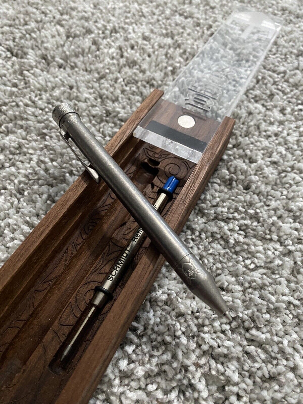 Grimsmo Knives Saga Pen Titanium #2977 VIP Marketplace