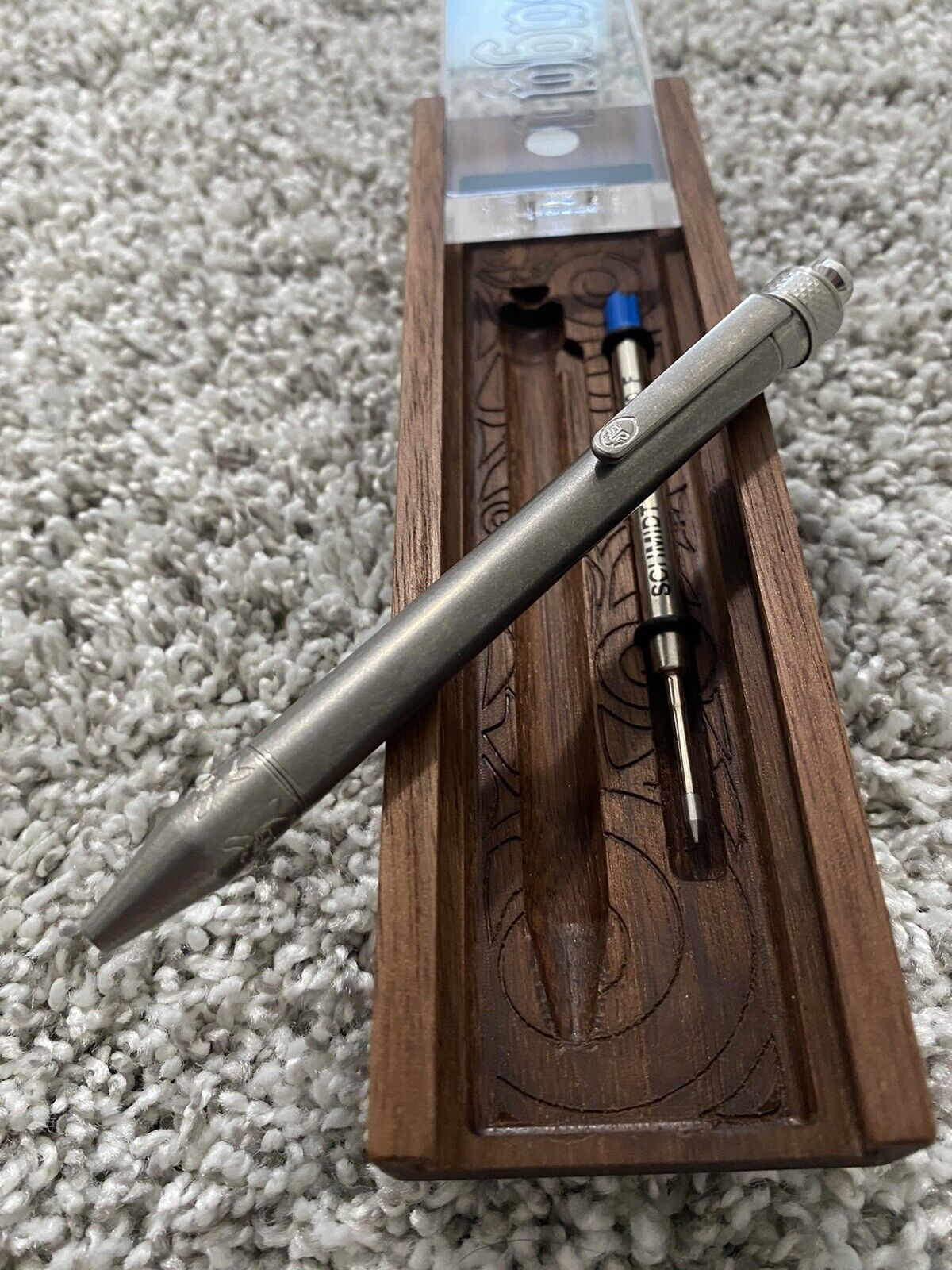 Grimsmo Knives Saga Pen Titanium #2977 VIP Marketplace