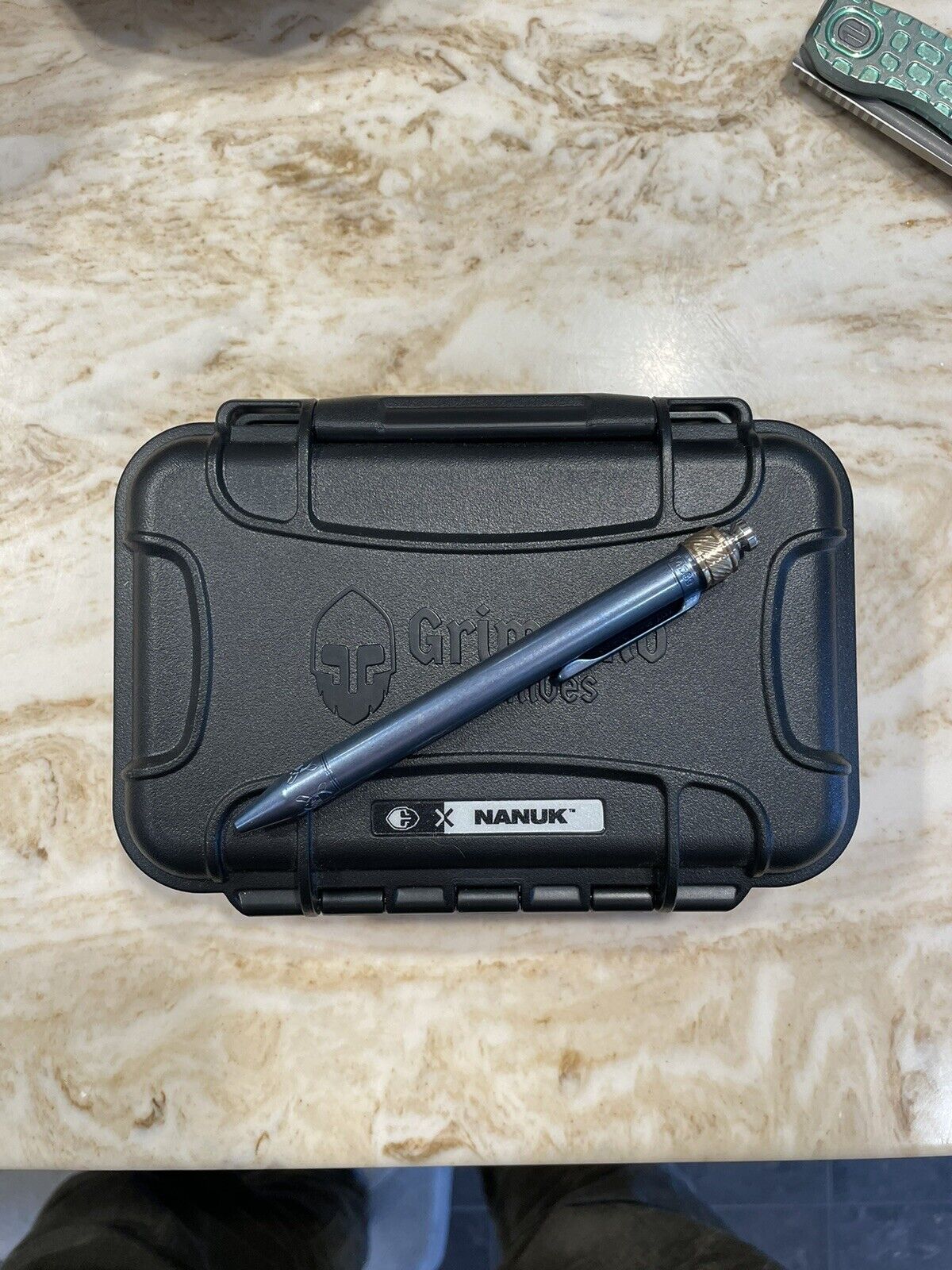 Grimsmo Saga Pen #4889 - Blue/Gold Colorway VIP