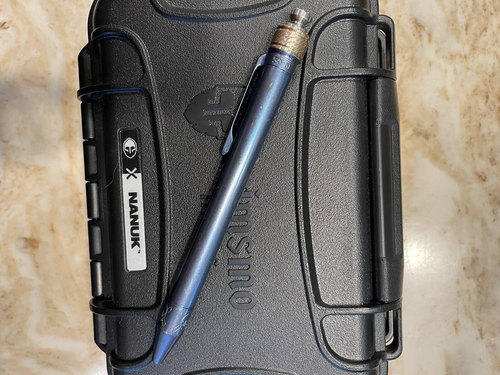 Grimsmo Saga Pen #4889 - Blue/Gold Colorway VIP