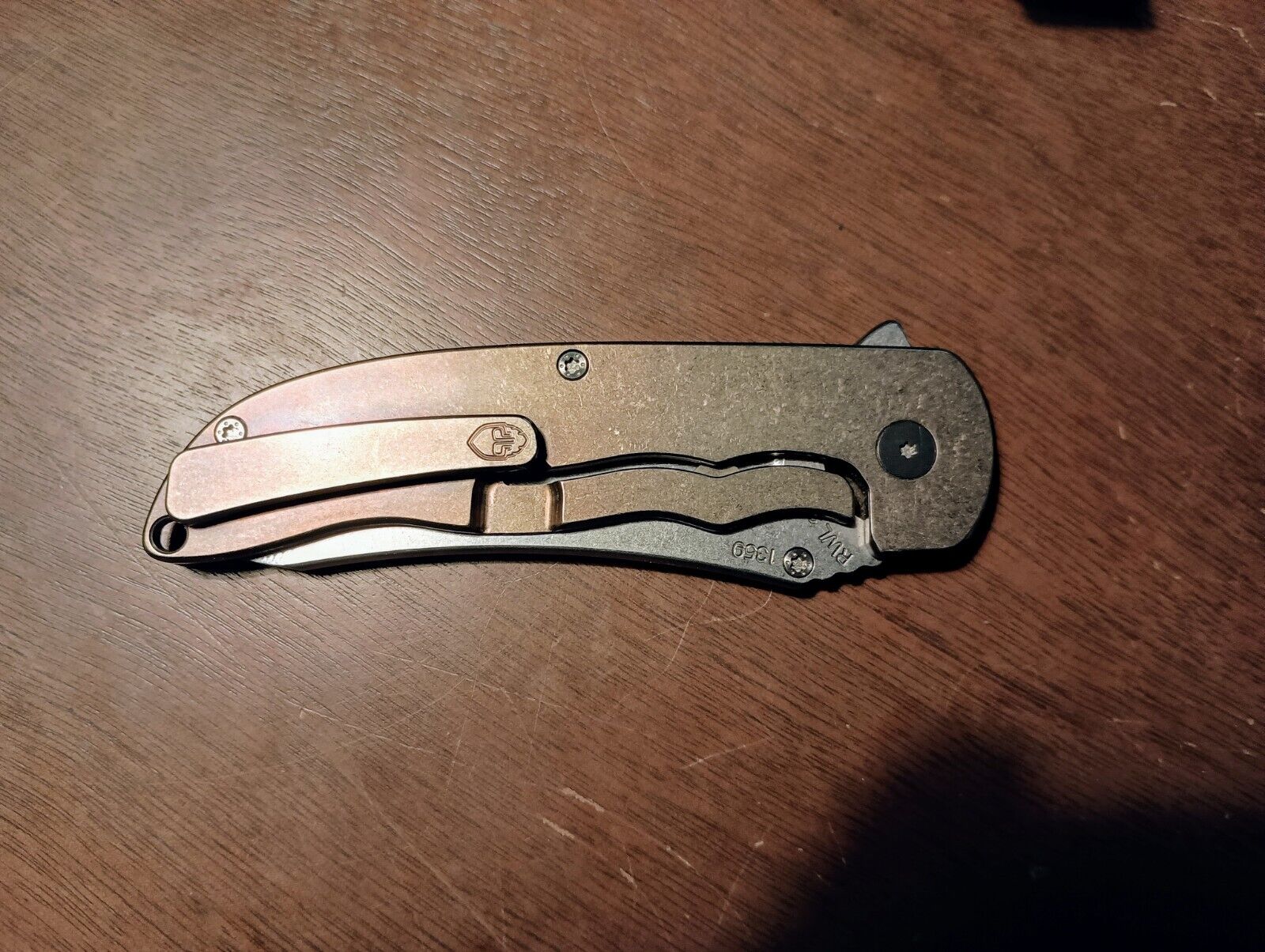 Grimsmo Norseman Stonewashed Bronze Silver Hardware #1359