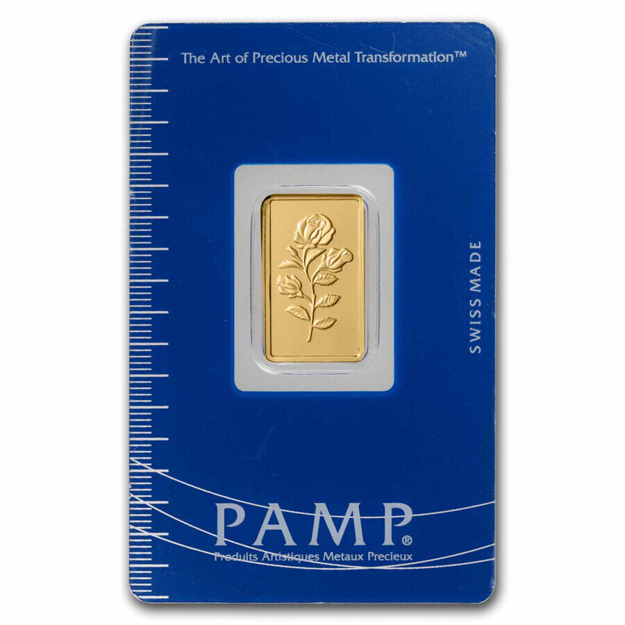 2.5g Gold Bar - PAMP Suisse Rosa VIP