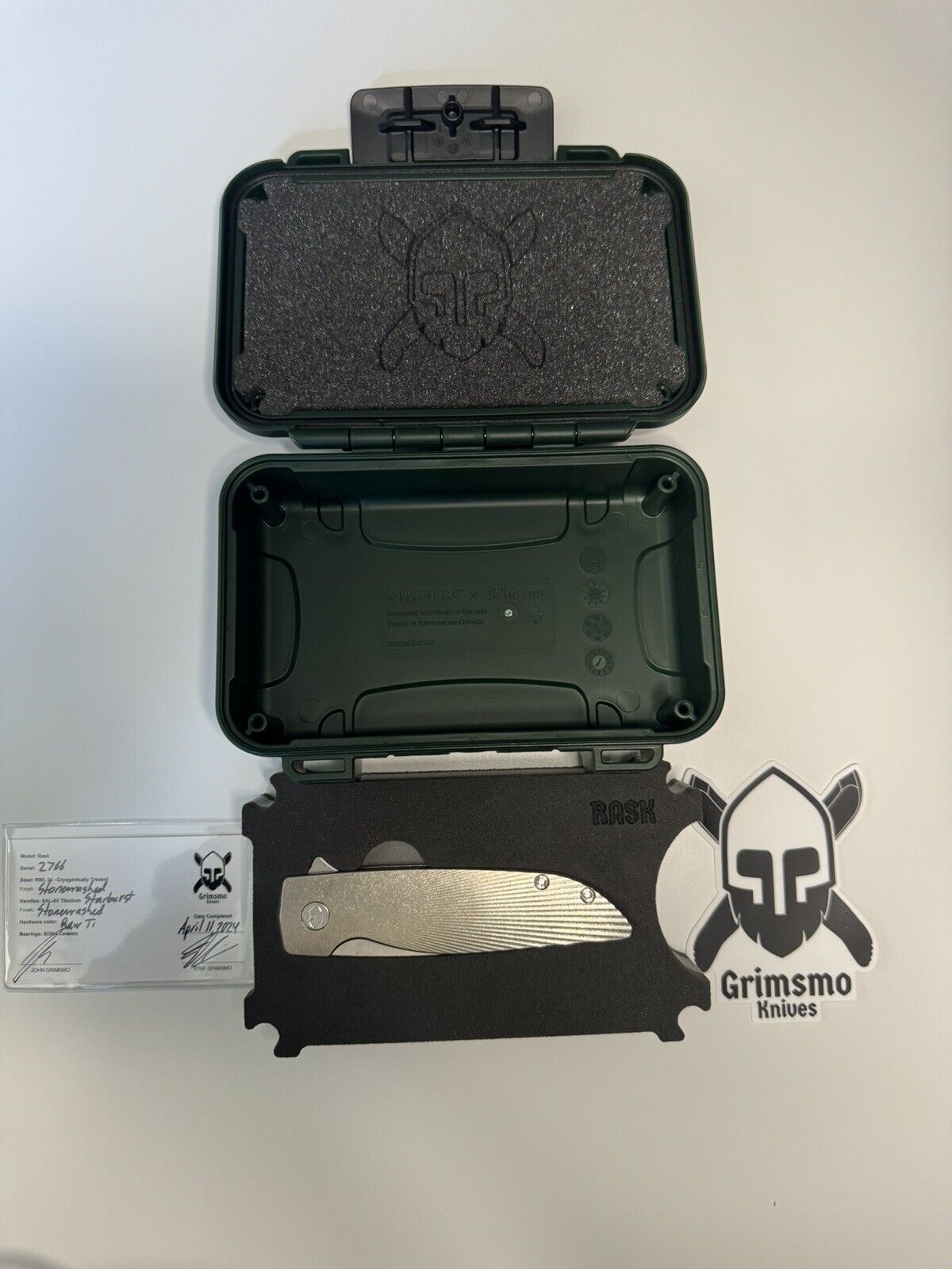 VIP Online Marketplace: Grimsmo Rask #2766 Stonewashed Titanium