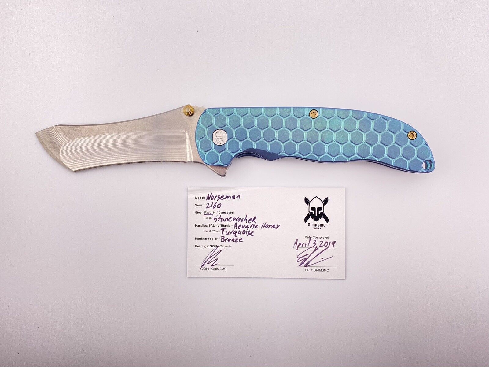 Grimsmo Knives Norseman RWL-34 Steel VIP Marketplace